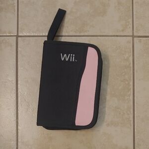 Nintendo Wii Travel Case Pink And Black